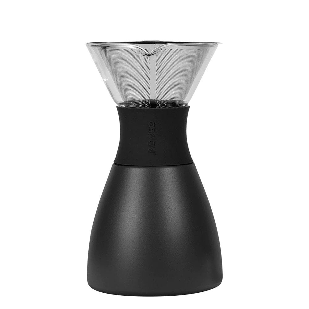 Asobu Stainless Steel Filter Insulated Pour Over Hot Brew Coffee Maker 1.1L