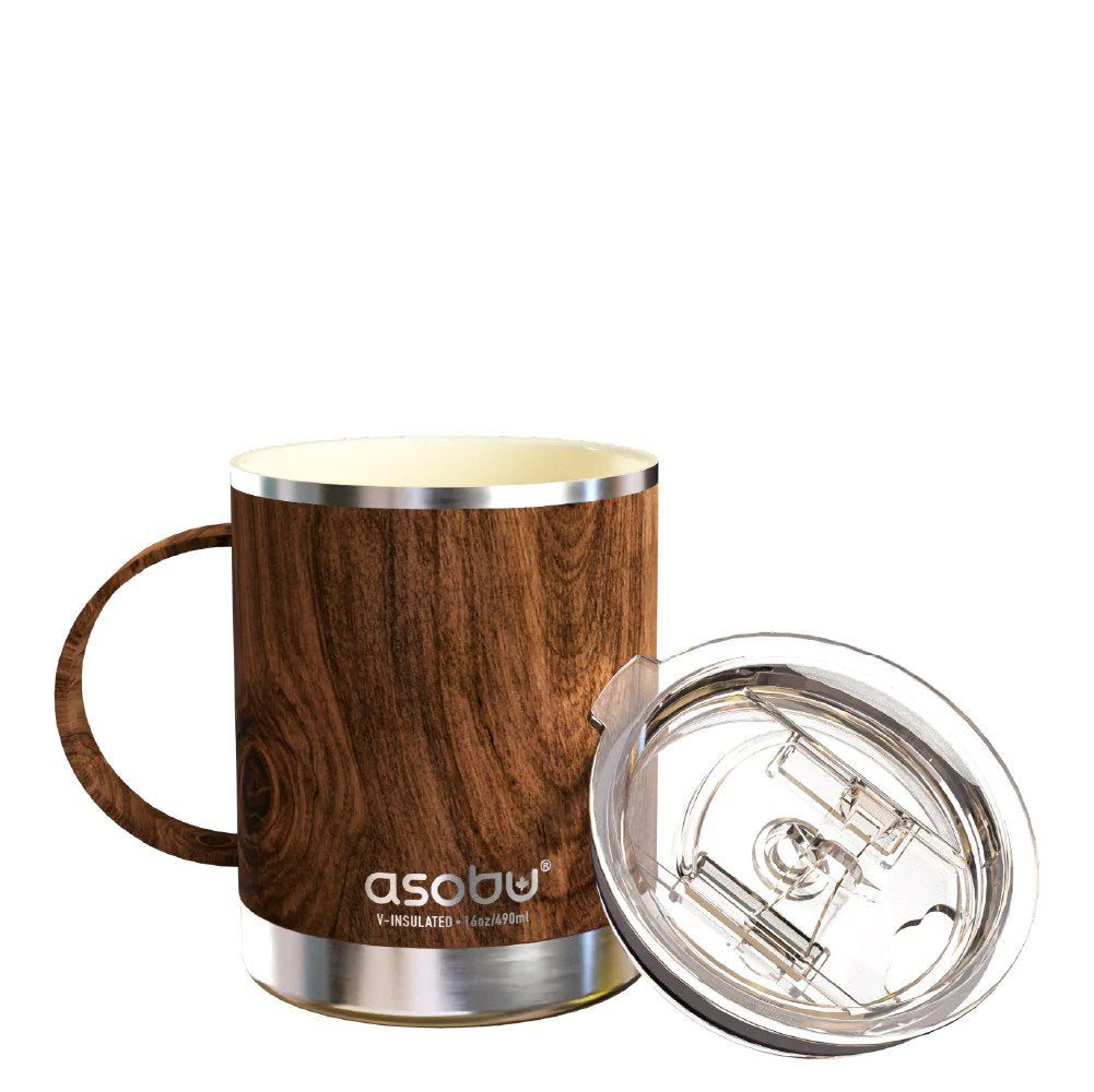 Asobu Puramic Stainless Steel Ceramic Inner Coated Double Insulated Ultimate Mug/Cup 400ML