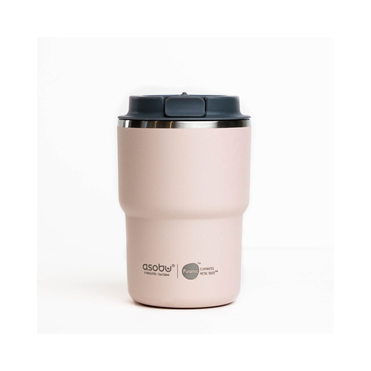 Asobu Stainless Steel Double Insulated Mini Pick-Up Mug/Cup 355ML (Puramic Series Available)