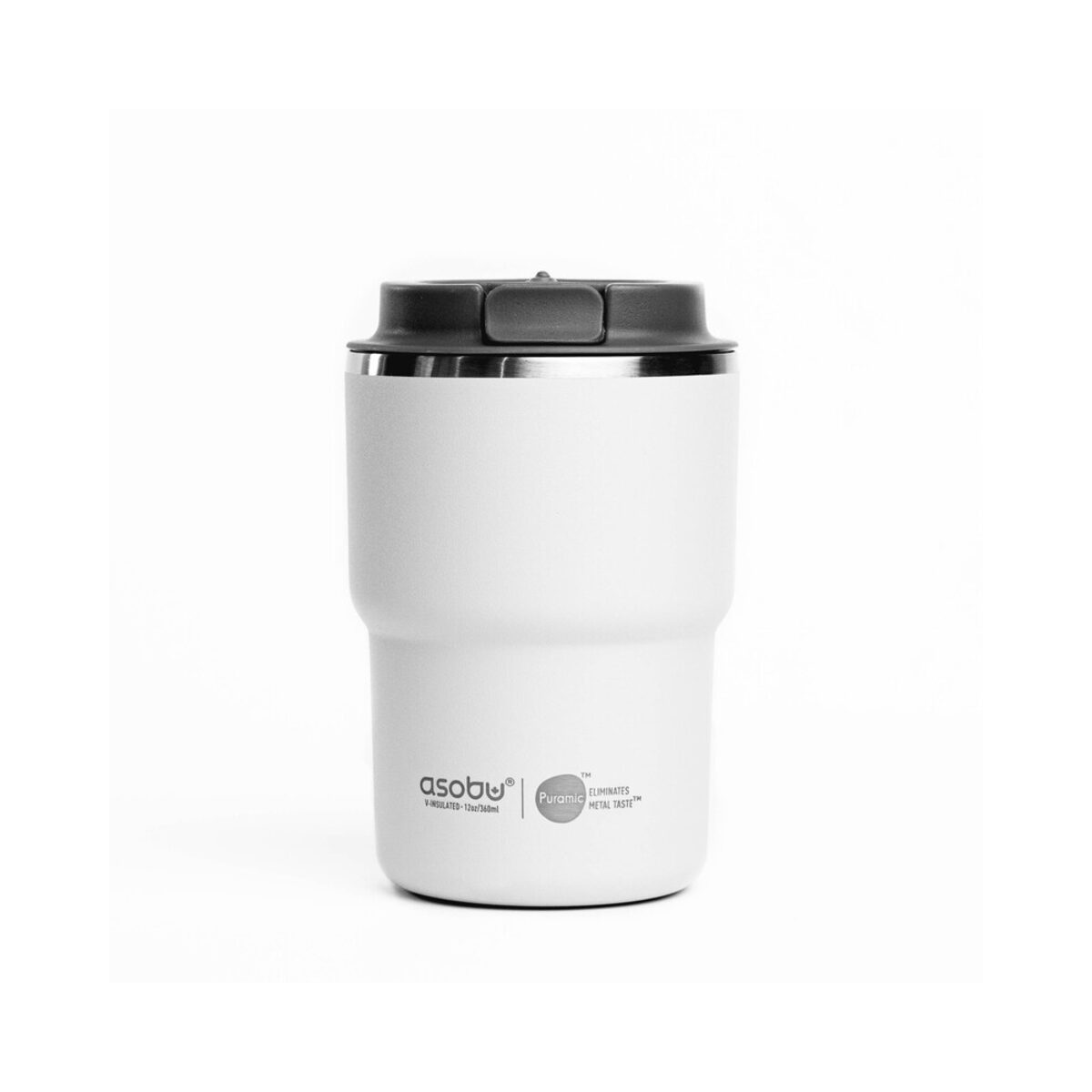 Asobu Stainless Steel Double Insulated Mini Pick-Up Mug/Cup 355ML (Puramic Series Available)