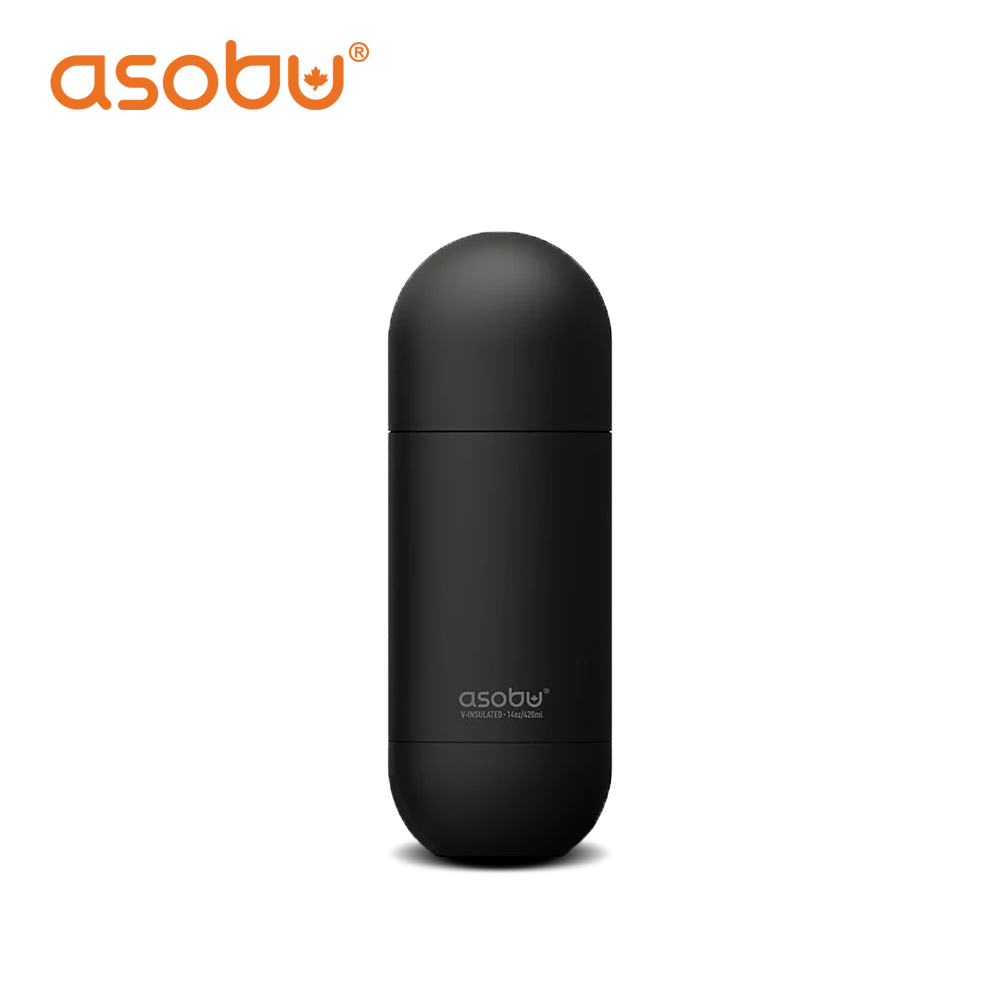 Asobu Stainless Steel Double Insulated Orb Water Bottle 420ML (Puramic Option Available)