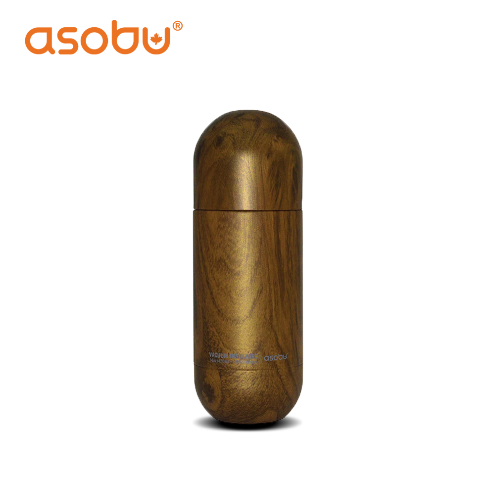 Asobu Stainless Steel Double Insulated Orb Water Bottle 420ML (Puramic Option Available)