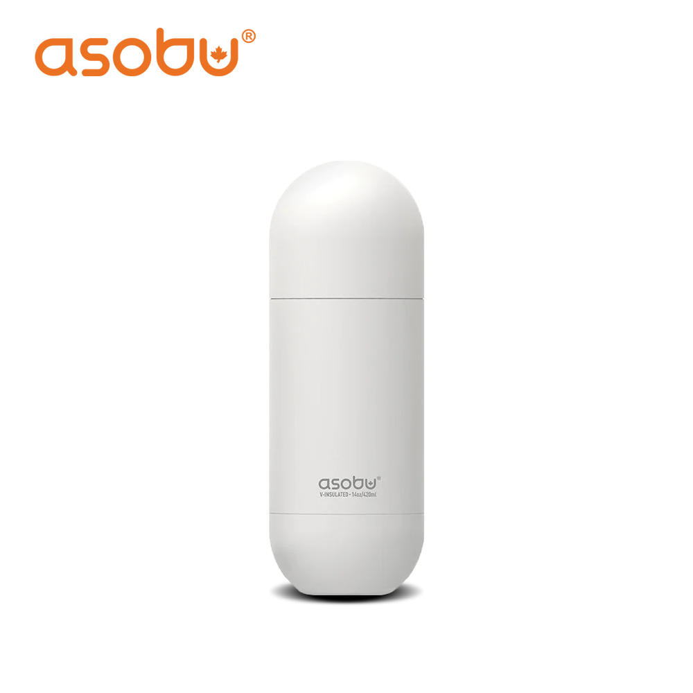 Asobu Stainless Steel Double Insulated Orb Water Bottle 420ML (Puramic Option Available)